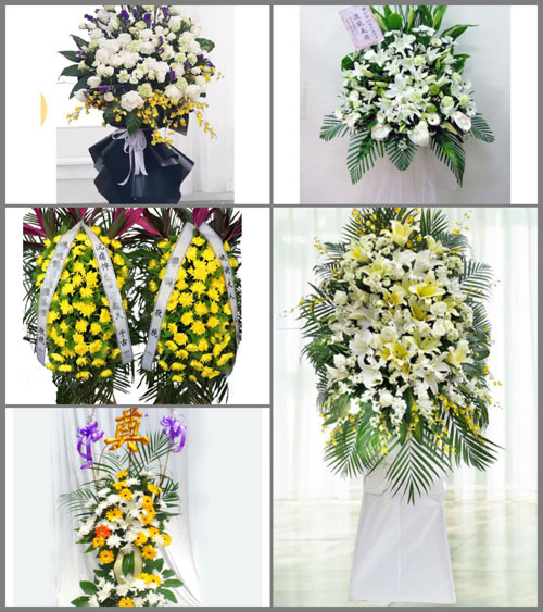 广西桂林灌阳县灌阳镇排埠江村白事花篮预定